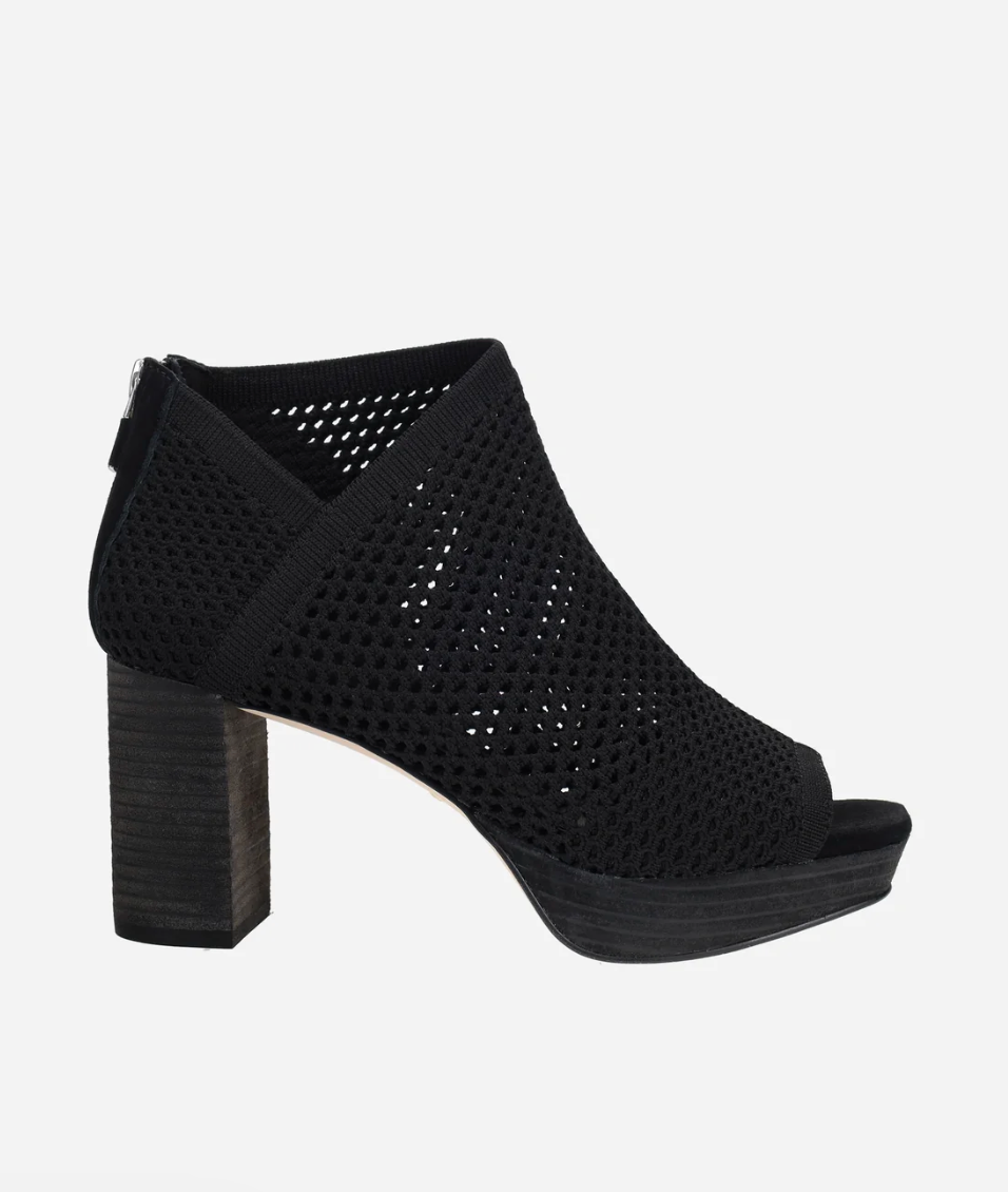 AUREL BLACK KNIT BOOTIE