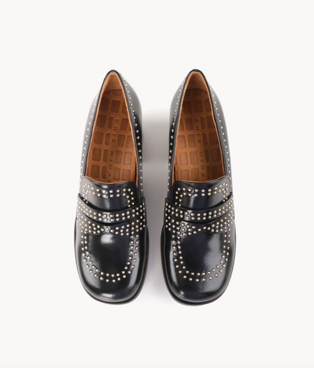 TALEAH BLACK STUDS LOAFER