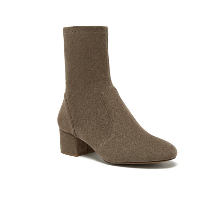 GOLDIE TAUPE MICROSUEDE BOOT
