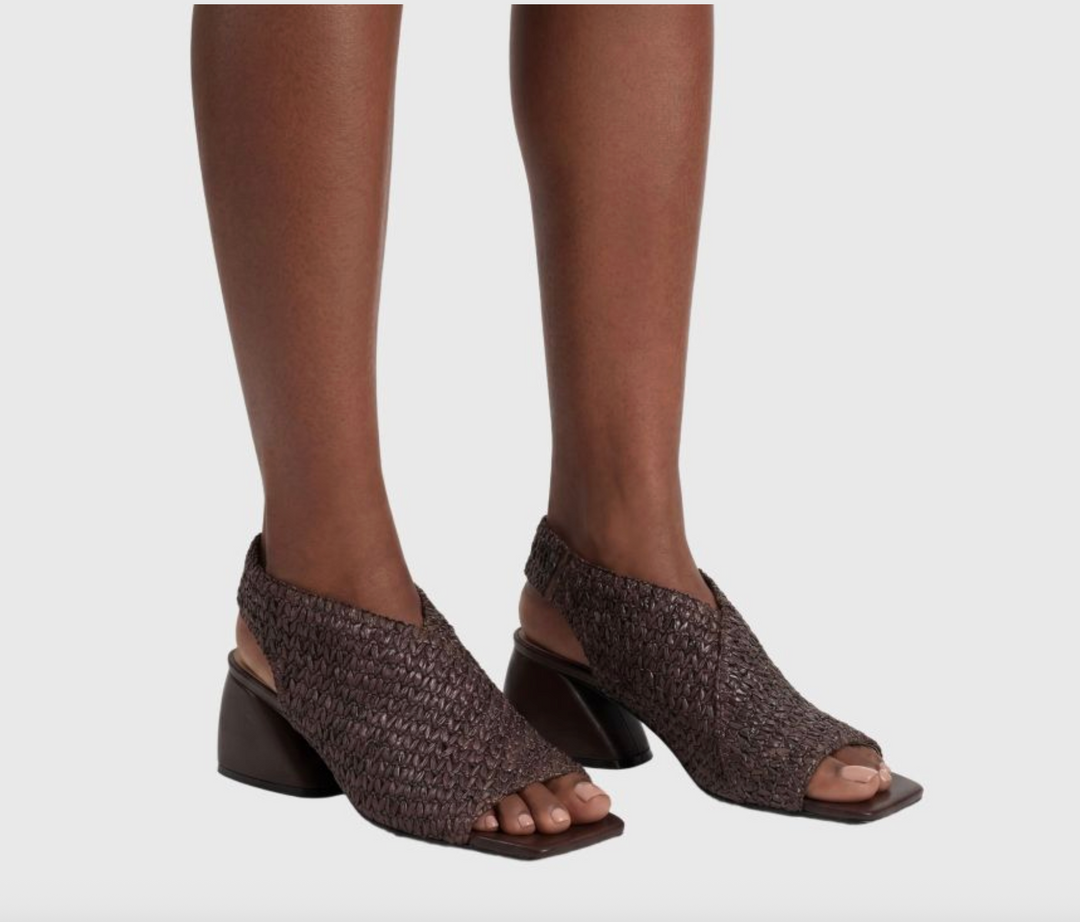 MAYLA TMORO STRAW SLINGBACK