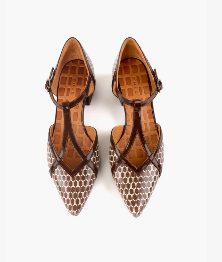HIDROW BROWN/CHOCOLATE LOW HEEL