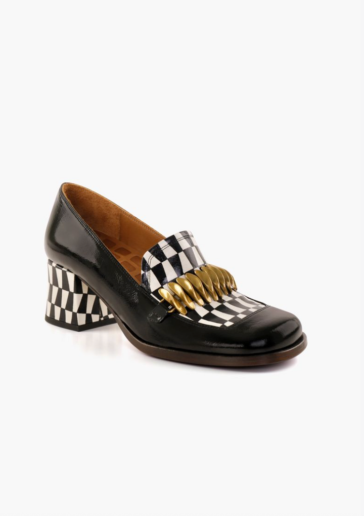 TIBRO BLACK/WHITE LOAFER