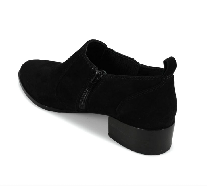 TESS BLACK SUEDE BOOTIE