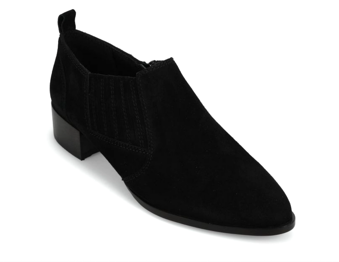 TESS BLACK SUEDE BOOTIE