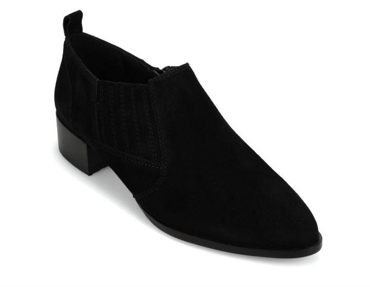 TESS BLACK SUEDE BOOTIE