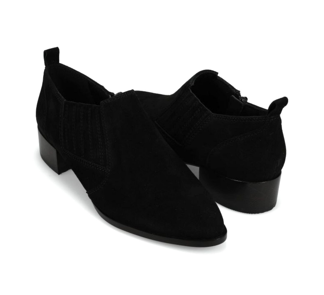 TESS BLACK SUEDE BOOTIE