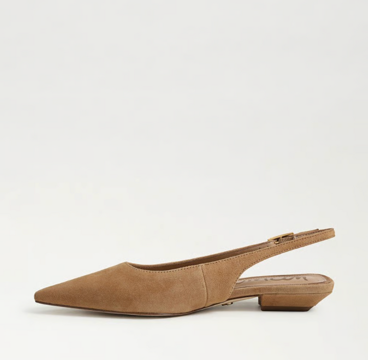 NETTY TAN SUEDE FLAT