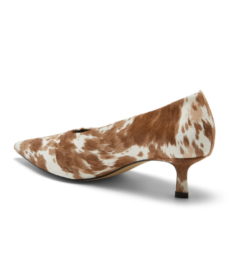 DAIS MOCCA HAIRCALF PUMP
