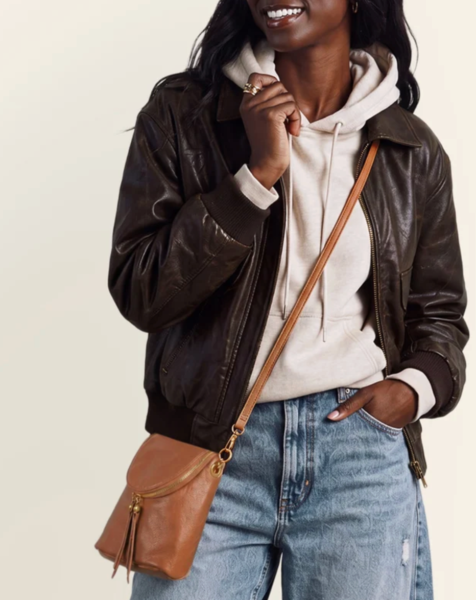 FERN DUO TIMBER BROWN CROSSBODY