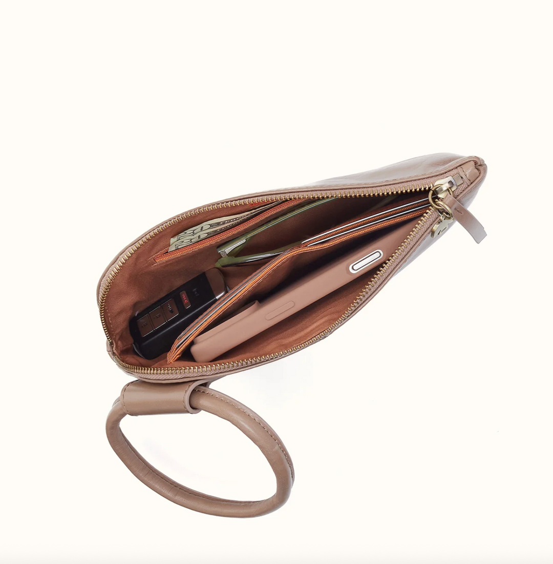 SABLE WOODSMOKE CLUTCH/CROSSBODY