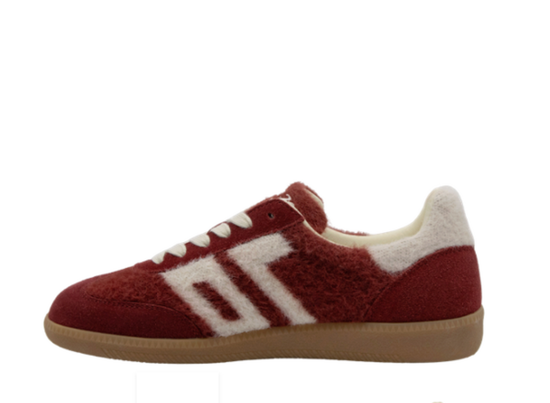MOHAIR WINE BUTTER SNEAKER