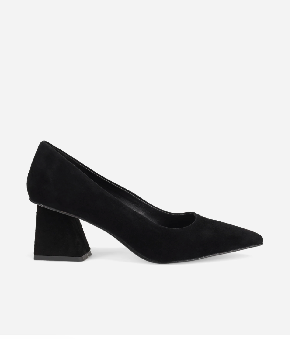 INELL BLACK SUEDE PUMP