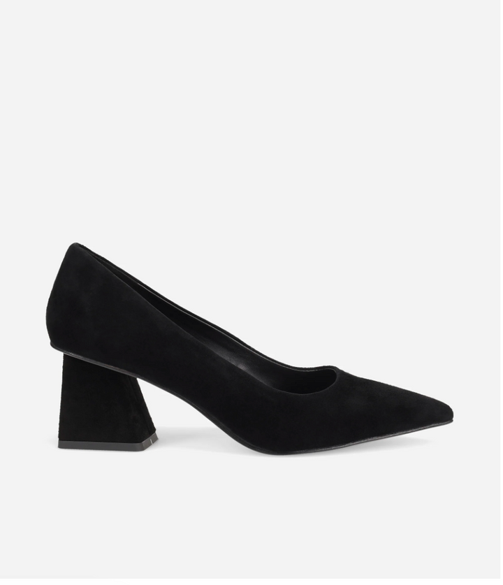 INELL BLACK SUEDE PUMP