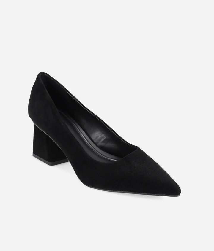 INELL BLACK SUEDE PUMP