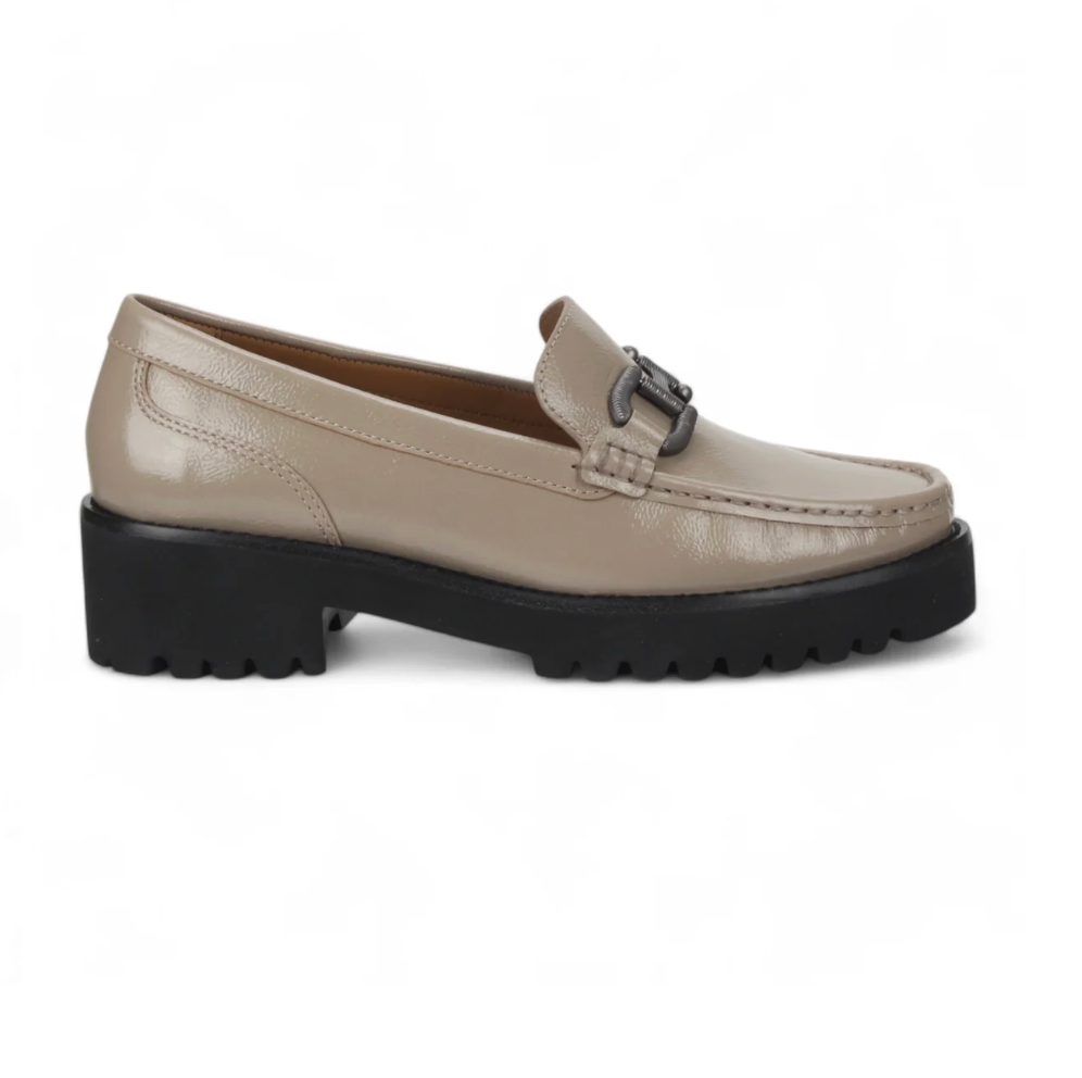 CARRERA TAUPE PATENT LOAFER