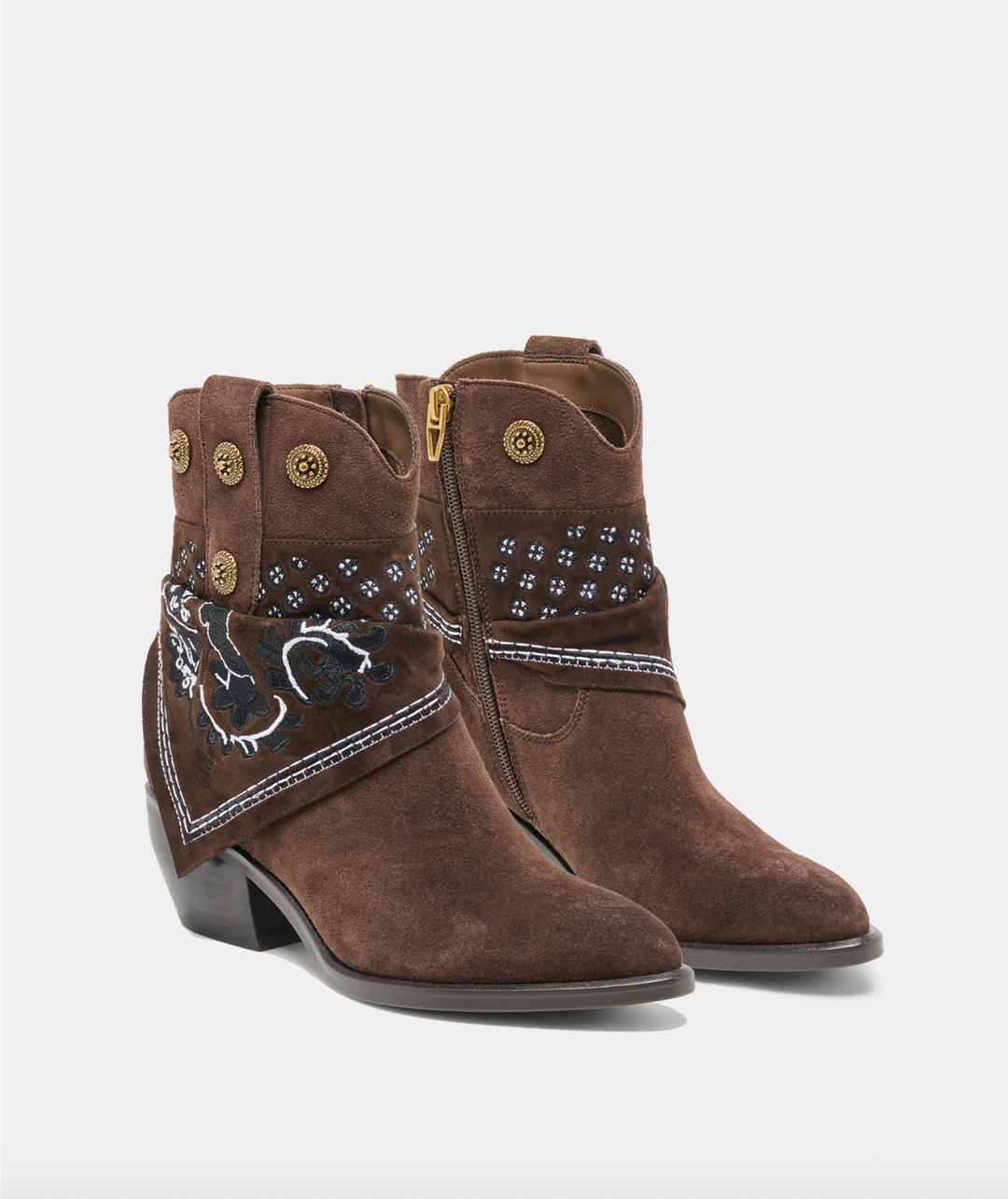 MEKALA DARK BROWN SUEDE BOOT