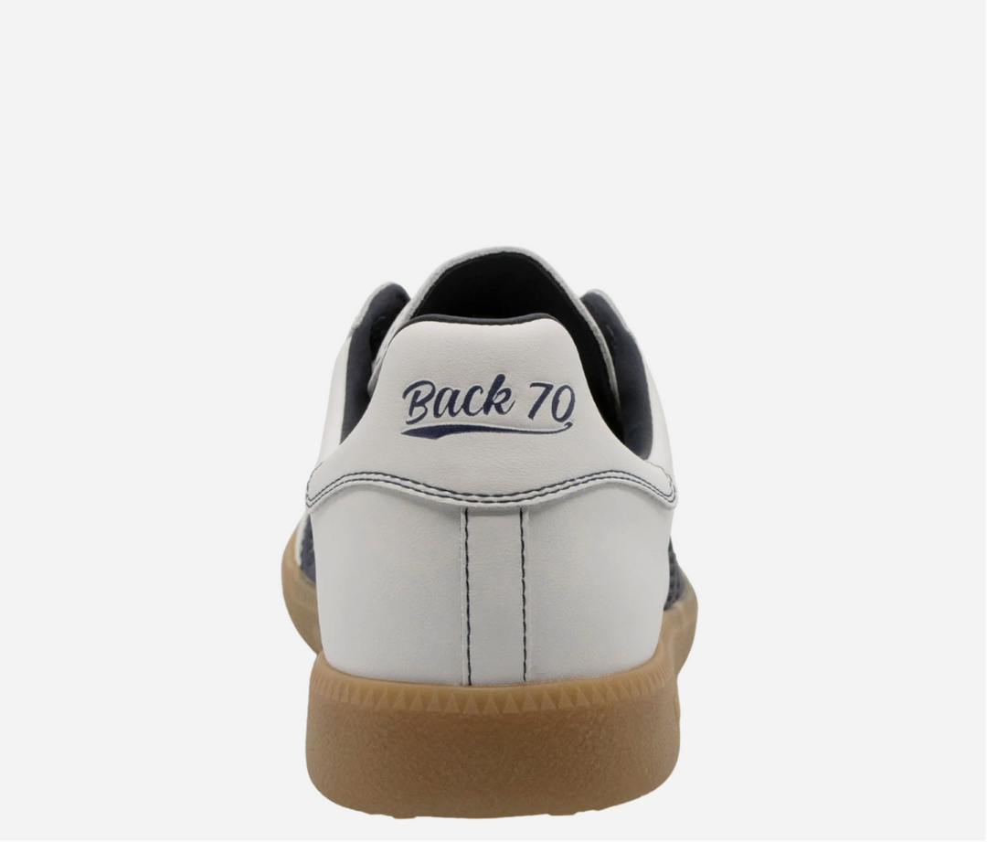 SHELLY WHITE/NAVY SNEAKER