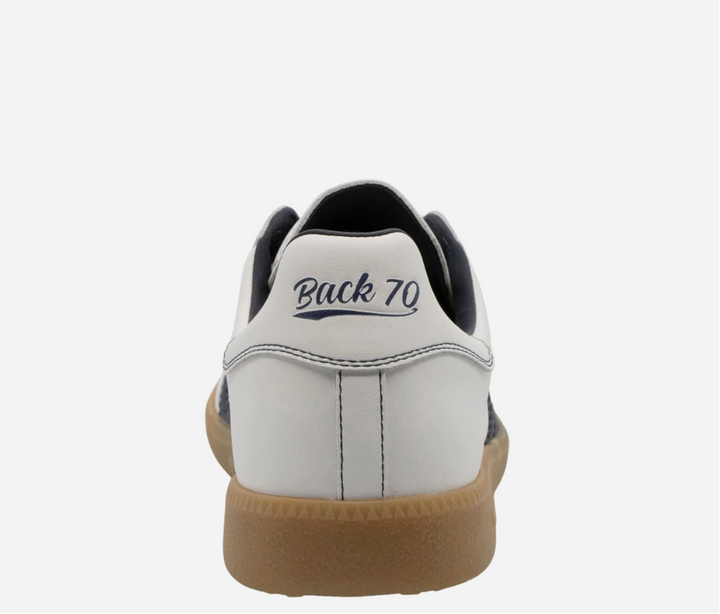 SHELLY WHITE/NAVY SNEAKER
