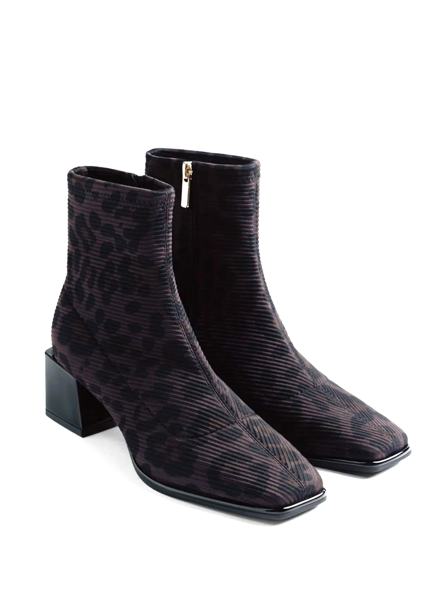 80794 BLACK/GREY LEOPARD BOOT