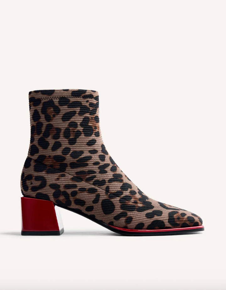 80683 LEOPARD/RED BOOT