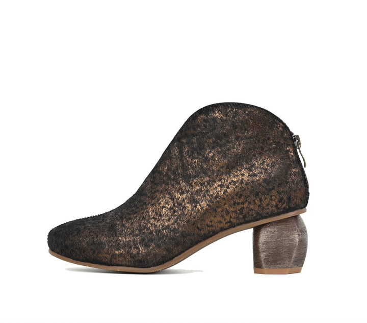 GRETCHEN BLACK/COFFEE BOOTIE