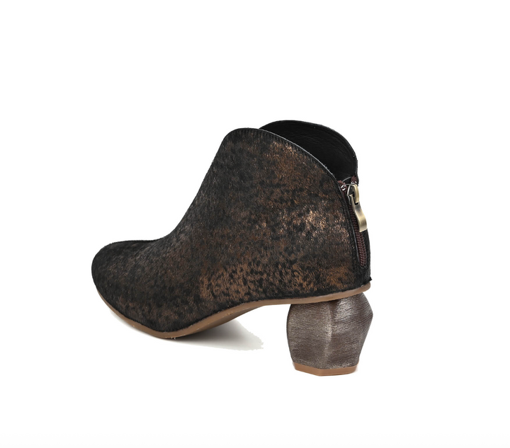 GRETCHEN BLACK/COFFEE BOOTIE