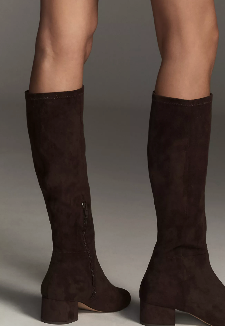 GOLD CHOCOLATE MICROSUEDE BOOT
