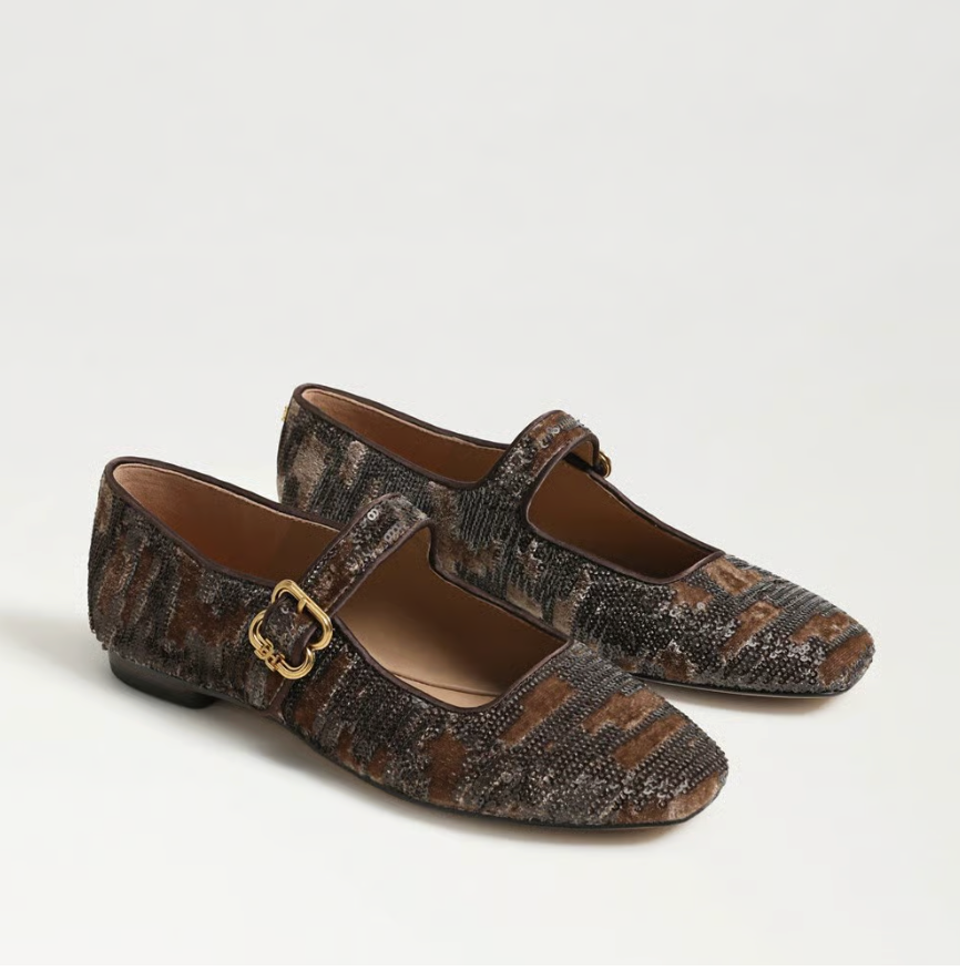 MICHAELA MUSHROOM VELVET MARYJANE