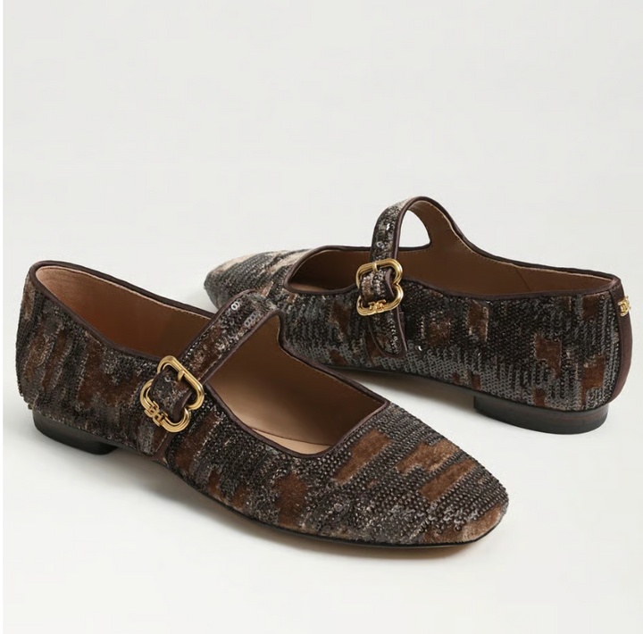 MICHAELA MUSHROOM VELVET MARYJANE