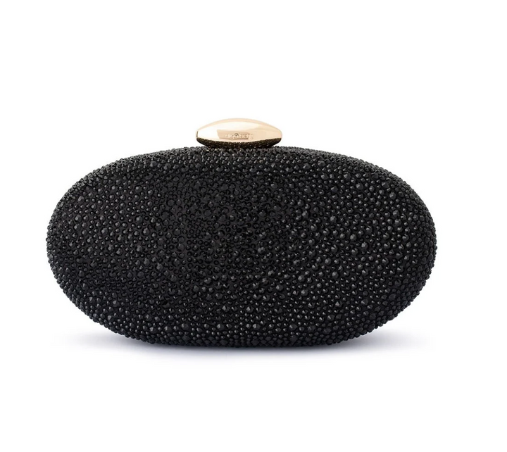 MEYER CRYSTAL BLACK EVENING BAG