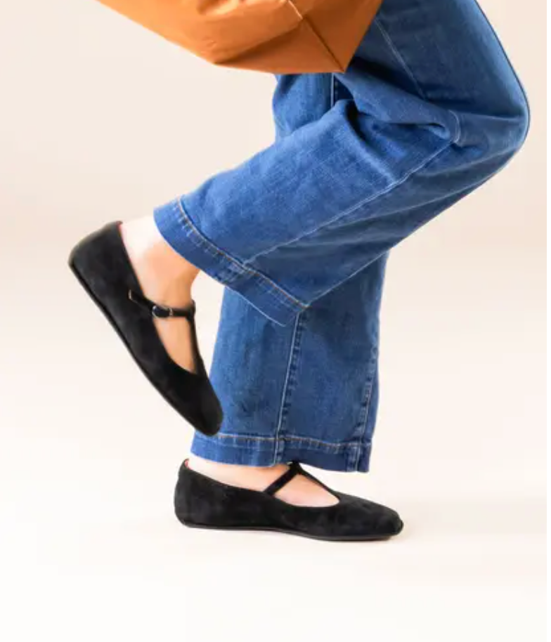 FYNARA BLACK SUEDE MARYJANE