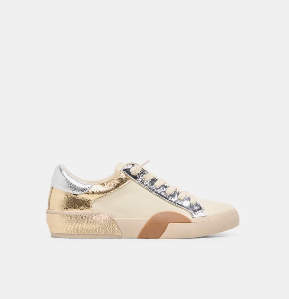 ZINA MULTI METALLIC SNEAKER