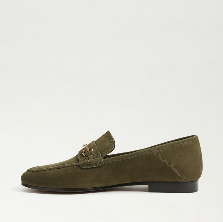 LORAINE OLIVE BRANCH NUBUCK SUEDE LOAFER