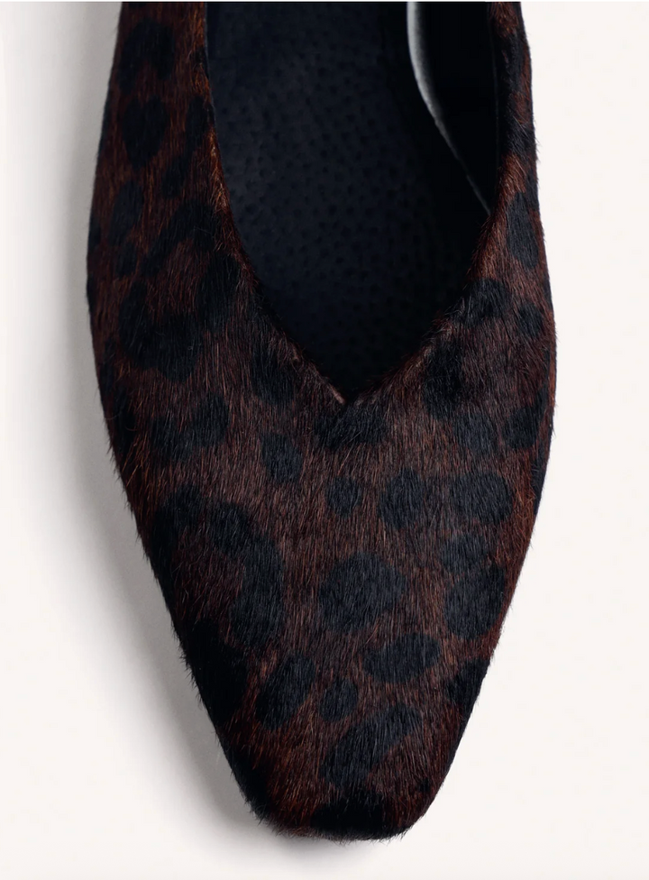 80165 BROWN LEOPARD HAIRCALF BALLET
