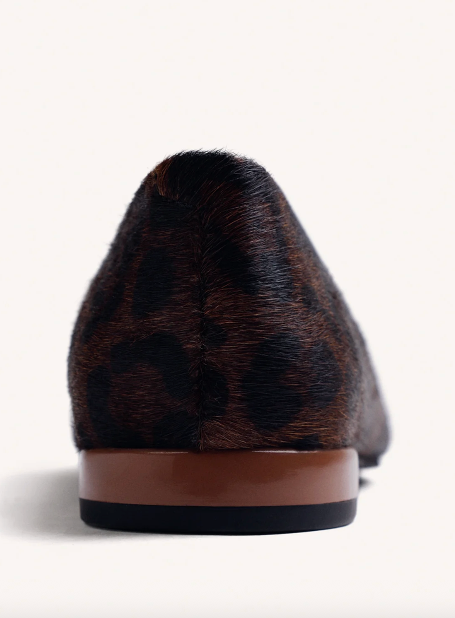 80165 BROWN LEOPARD HAIRCALF BALLET