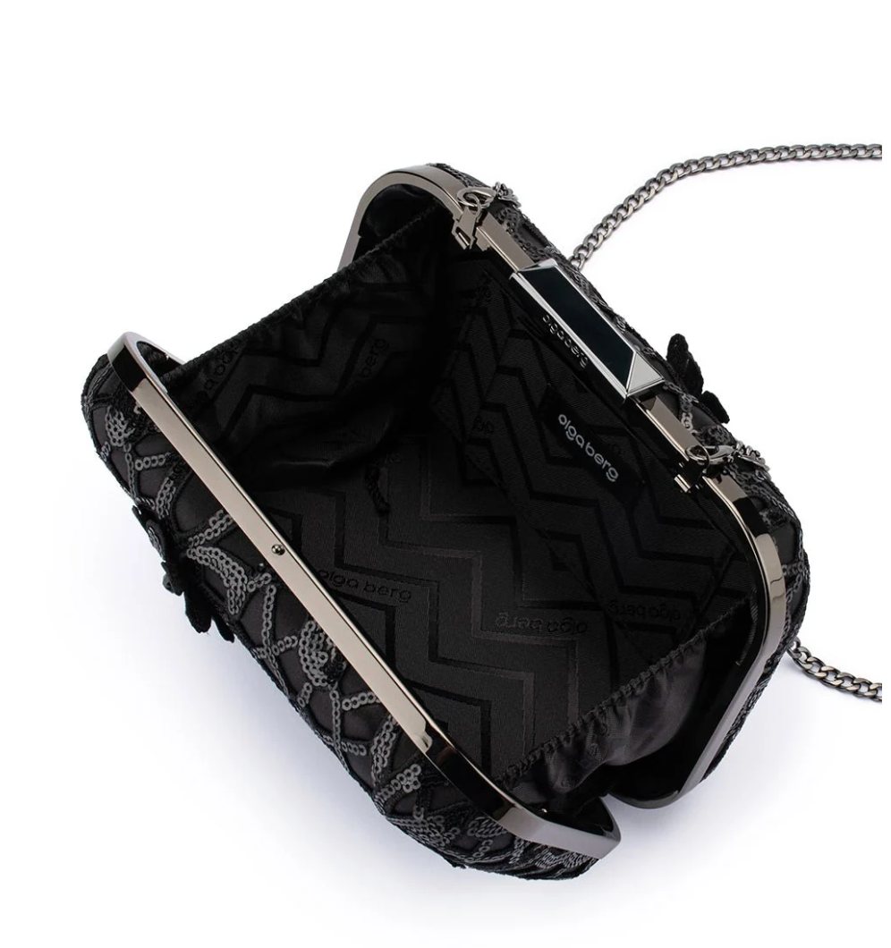 ELENA APPLIQUE BLACK
