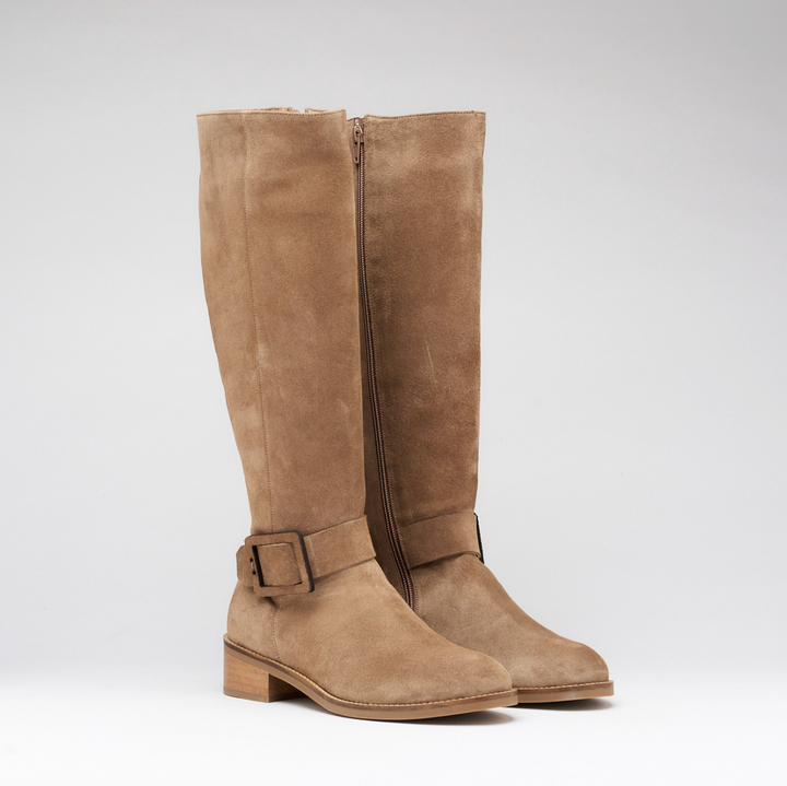 KATHY CAPPUCINO SUEDE BOOT