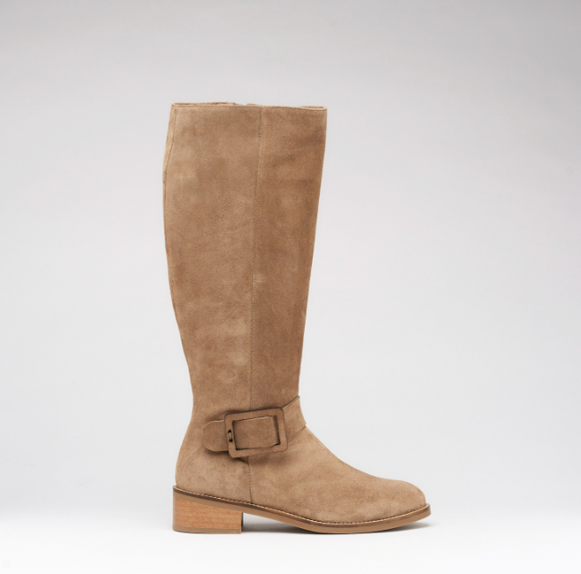 KATHY CAPPUCINO SUEDE BOOT