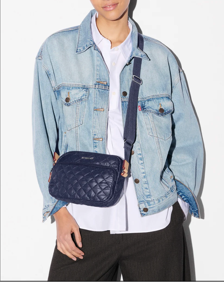 METRO CAMERA SMALL NAVY CROSSBODY