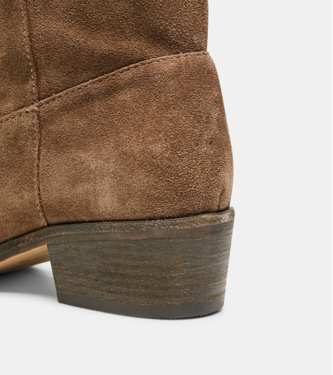 ROMIE CHOCOLATE SUEDE BOOTS