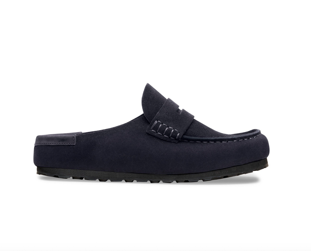 NAPLES WRAPPED NAVY CLOG