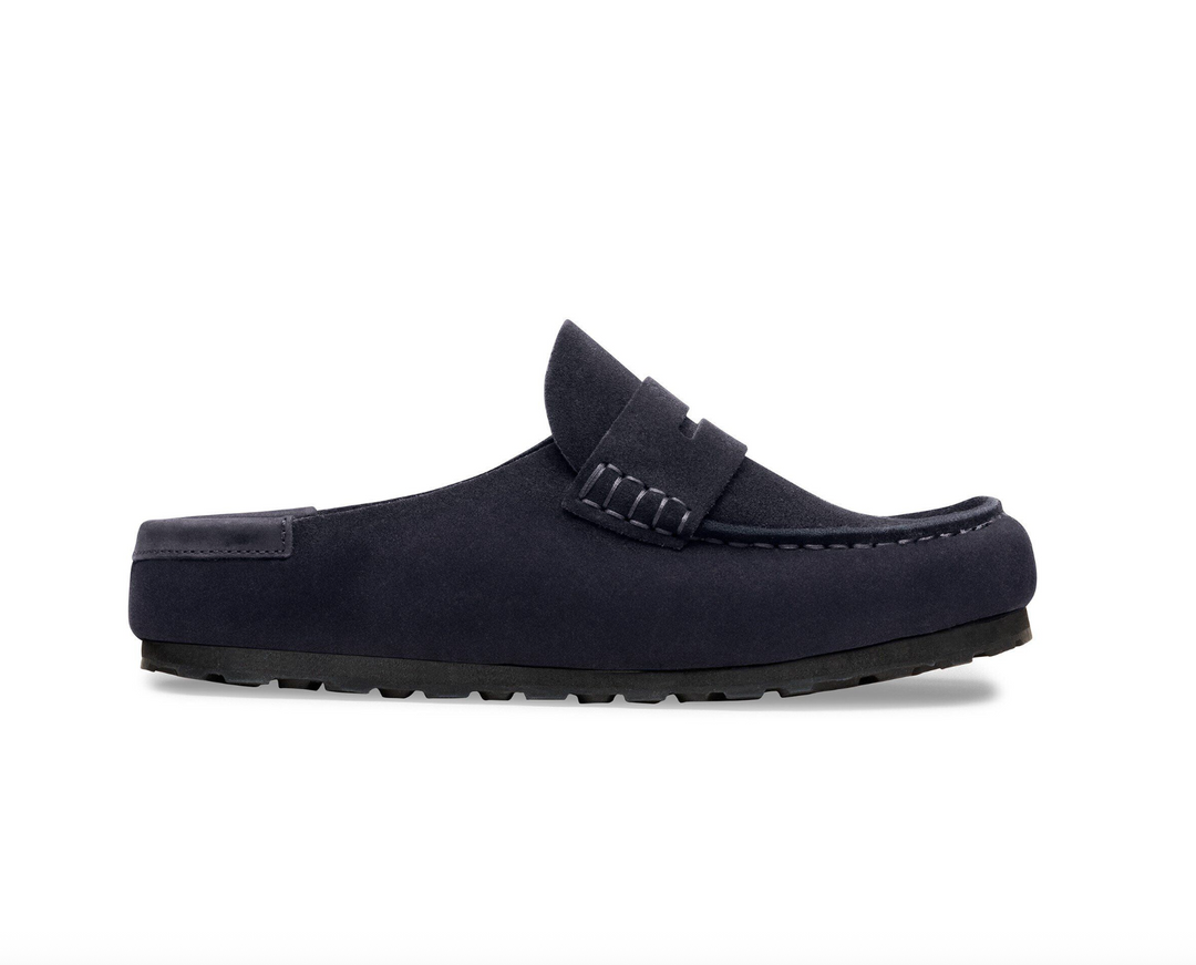NAPLES WRAPPED NAVY CLOG