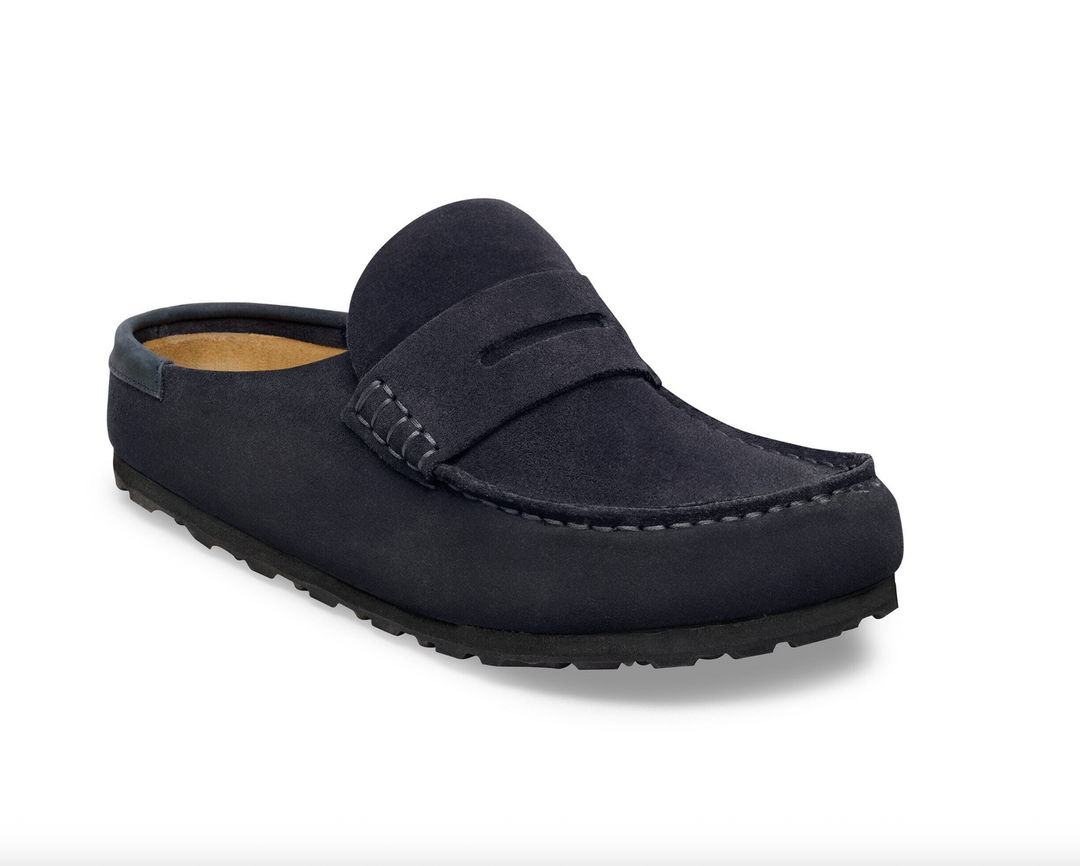NAPLES WRAPPED NAVY CLOG