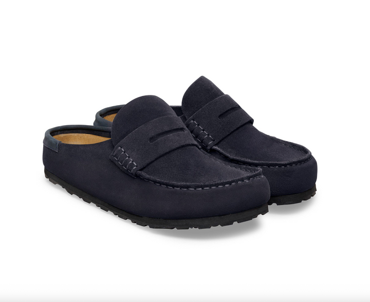 NAPLES WRAPPED NAVY CLOG