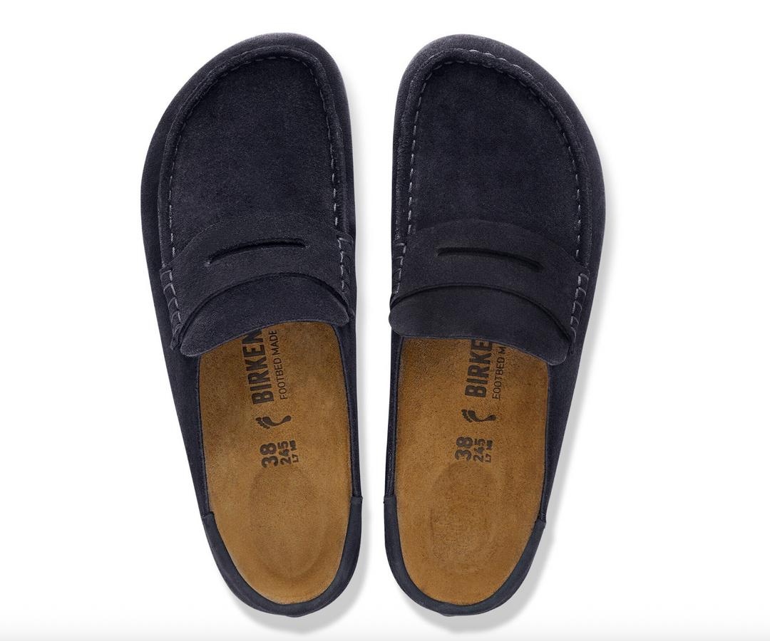NAPLES WRAPPED NAVY CLOG