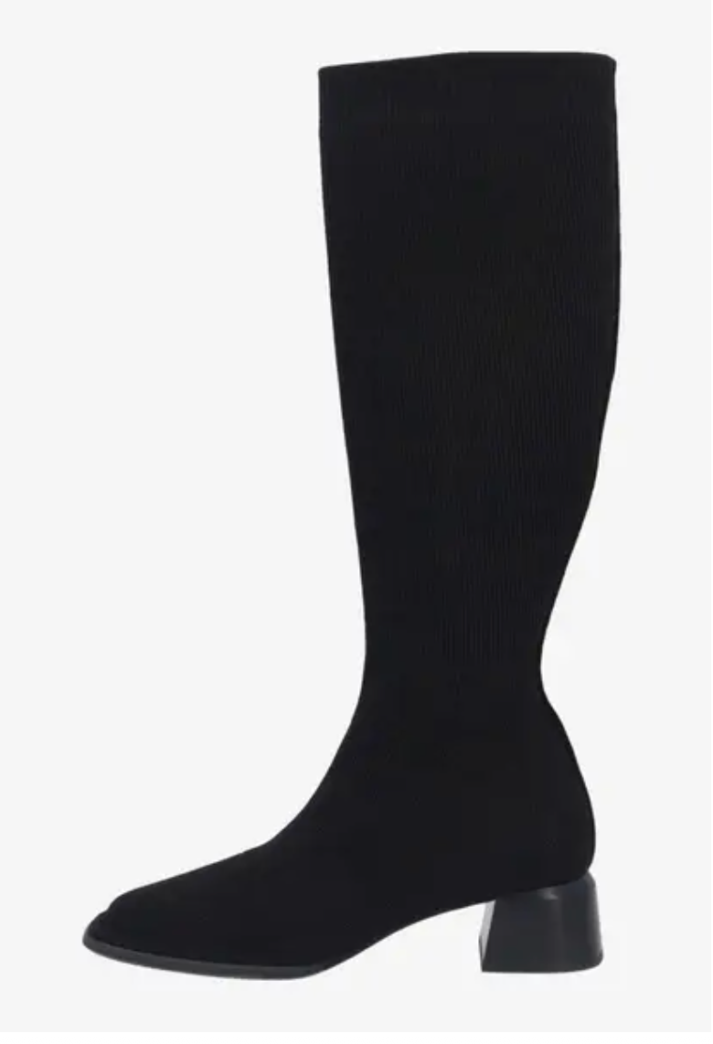 NOLITA BLACK KNIT BOOT