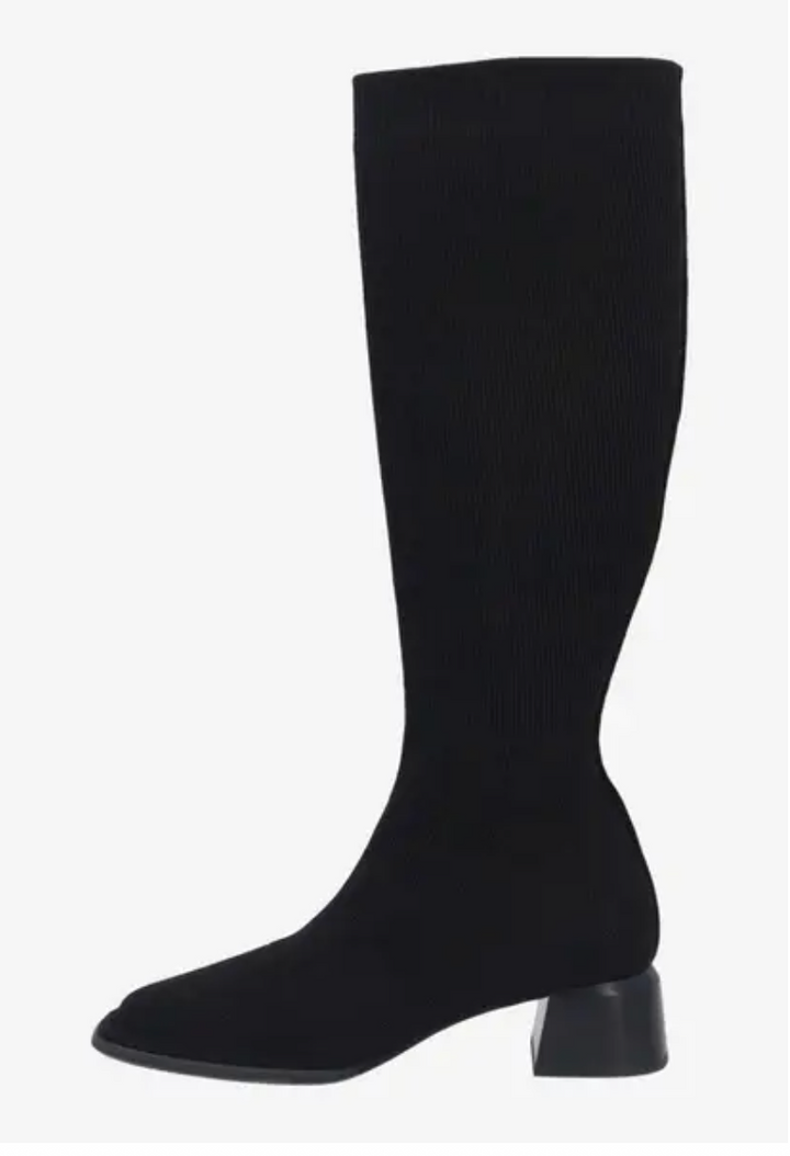 NOLITA BLACK KNIT BOOT