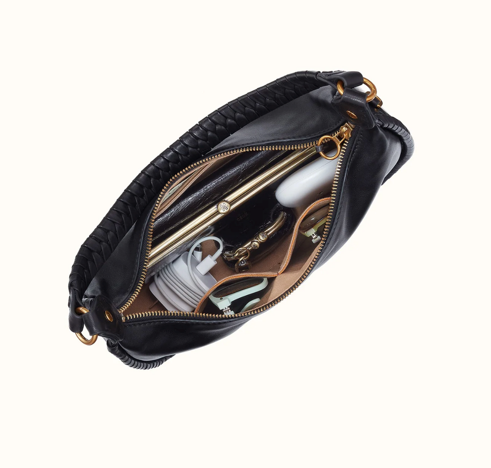 MIA CRESCENT HOBO BLACK