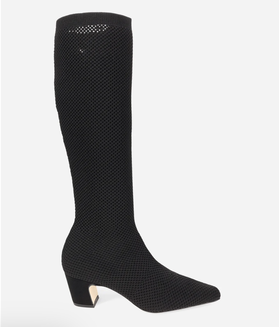 EURIS BLACK KNIT BOOT