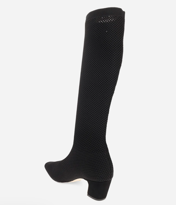 EURIS BLACK KNIT BOOT